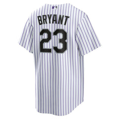 Kris Bryant Colorado Rockies Replica Player Jersey - White/Purple