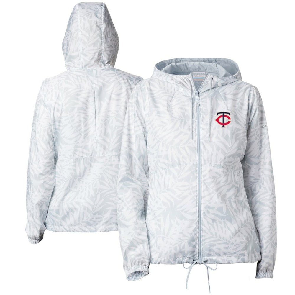 Minnesota Twins Women's Flash Forward Full-Zip Windbreaker Jacket Gray | Columbia