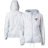 Minnesota Twins Women's Flash Forward Full-Zip Windbreaker Jacket Gray | Columbia