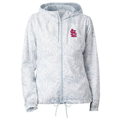 St. Louis Cardinals Women's Flash Forward Full-Zip Windbreaker Jacket Gray | Columbia