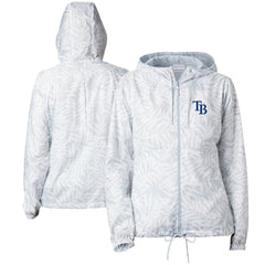 Tampa Bay Rays Women's Flash Forward Full-Zip Windbreaker Jacket Gray | Columbia