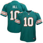 Tyreek Hill Miami Dolphins Youth Game Jersey - Aqua
