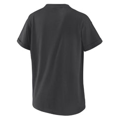 Chicago White Sox WEAR by Erin Andrews Women's Oversized Boyfriend T-Shirt Charcoal