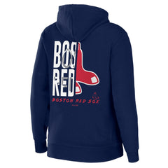 Boston Red Sox WEAR by Erin Andrews Women's Sponge Fleece Full-Zip Hoodie Navy