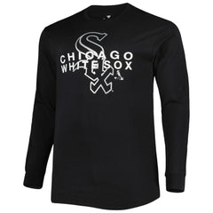 Chicago White Sox Big & Tall Long Sleeve T-Shirt Black