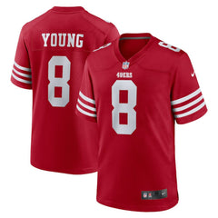 Steve Young San Francisco 49ers Retired Player Game Jersey - Scarlet