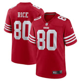Jerry Rice San Francisco 49ers Retired Team Player Game Jersey - Scarlet