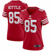 George Kittle San Francisco 49ers Women's Player Jersey - Scarlet