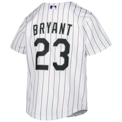 Kris Bryant Colorado Rockies Youth Alternate Replica Player Jersey White | Nike