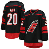 Sebastian Aho Carolina Hurricanes Youth Home Premier Player Jersey Black