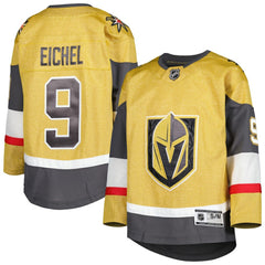Jack Eichel Vegas Golden Knights Youth Home Premier Player Jersey Gold