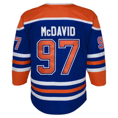 Connor McDavid Edmonton Oilers Youth Home Premier Player Jersey Royal