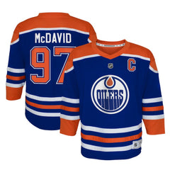 Connor McDavid Edmonton Oilers Youth Home Replica Player Jersey Royal