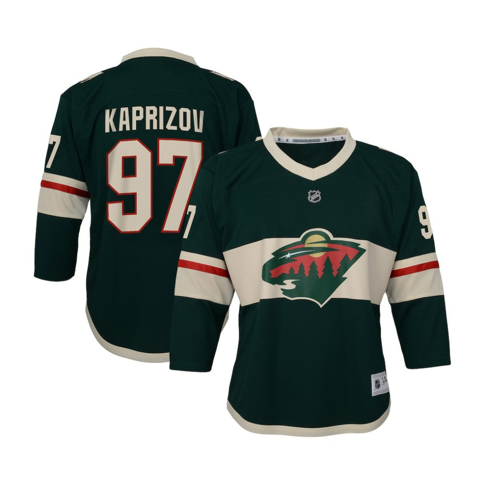 Kirill Kaprizov Minnesota Wild Youth Home Replica Player Jersey Green