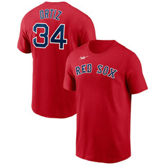 David Ortiz Boston Red Sox Name & Number T-Shirt Red | Nike