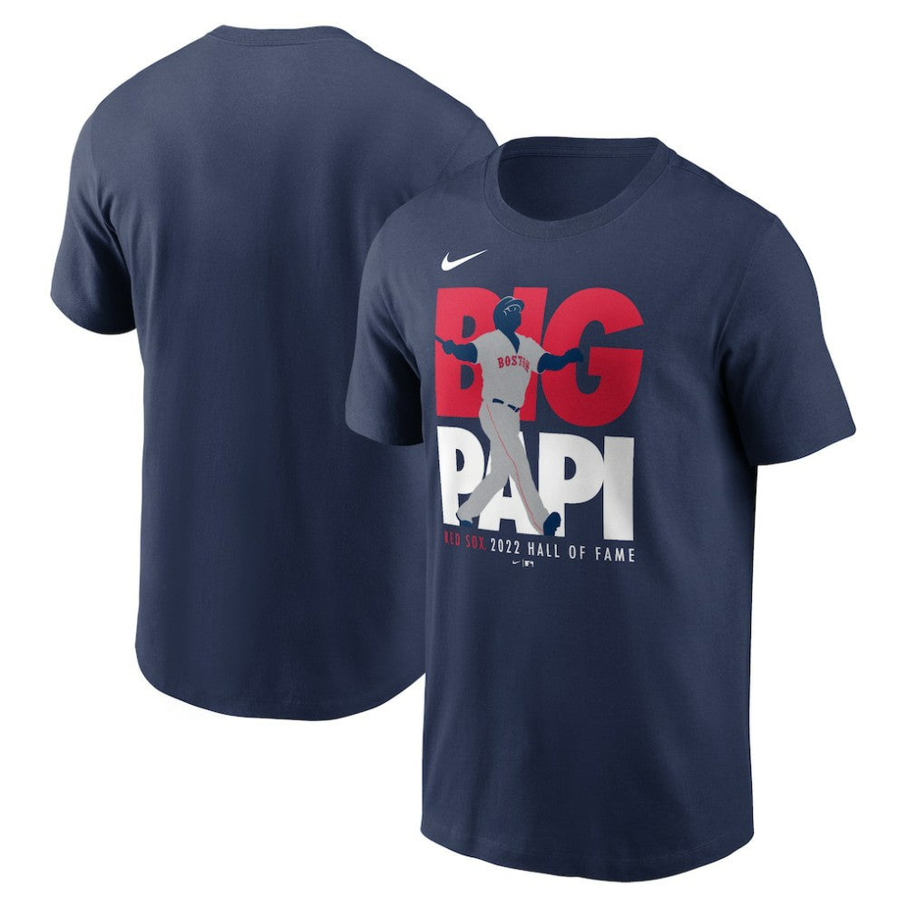 David Ortiz Boston Red Sox 2022 Hall of Fame Essential T-Shirt Navy | Nike