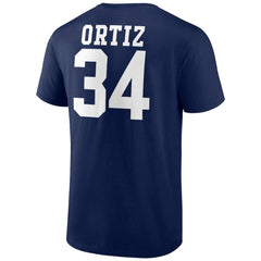 David Ortiz Boston Red Sox Logo Graphic T-Shirt Navy