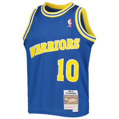 Tim Hardaway Golden State Warriors Youth 1990/91 Hardwood Classics Swingman Jersey sale - Royal