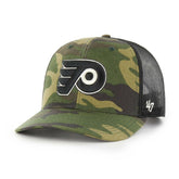 Philadelphia Flyers '47 Trucker Snapback Hat Camo/Black
