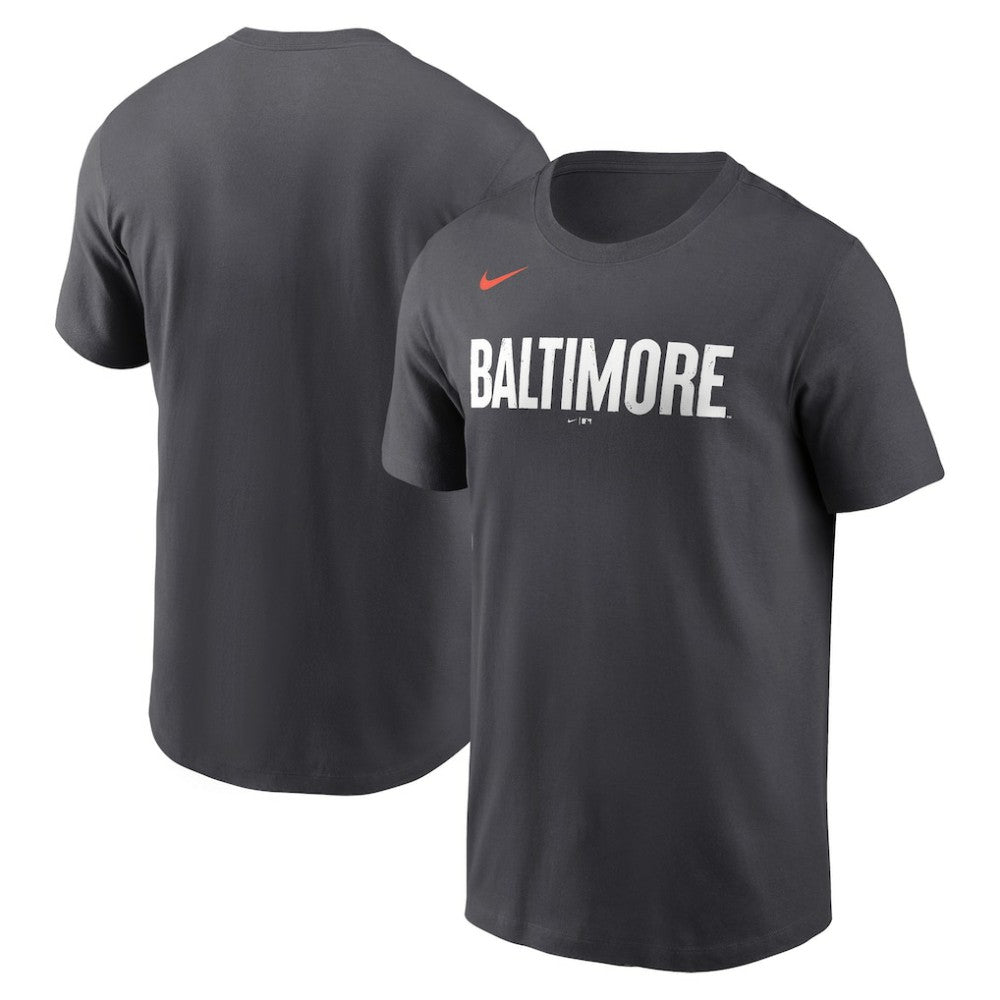 Baltimore Orioles City Connect Wordmark T-Shirt Black | Nike