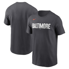 Baltimore Orioles City Connect Wordmark T-Shirt Black | Nike
