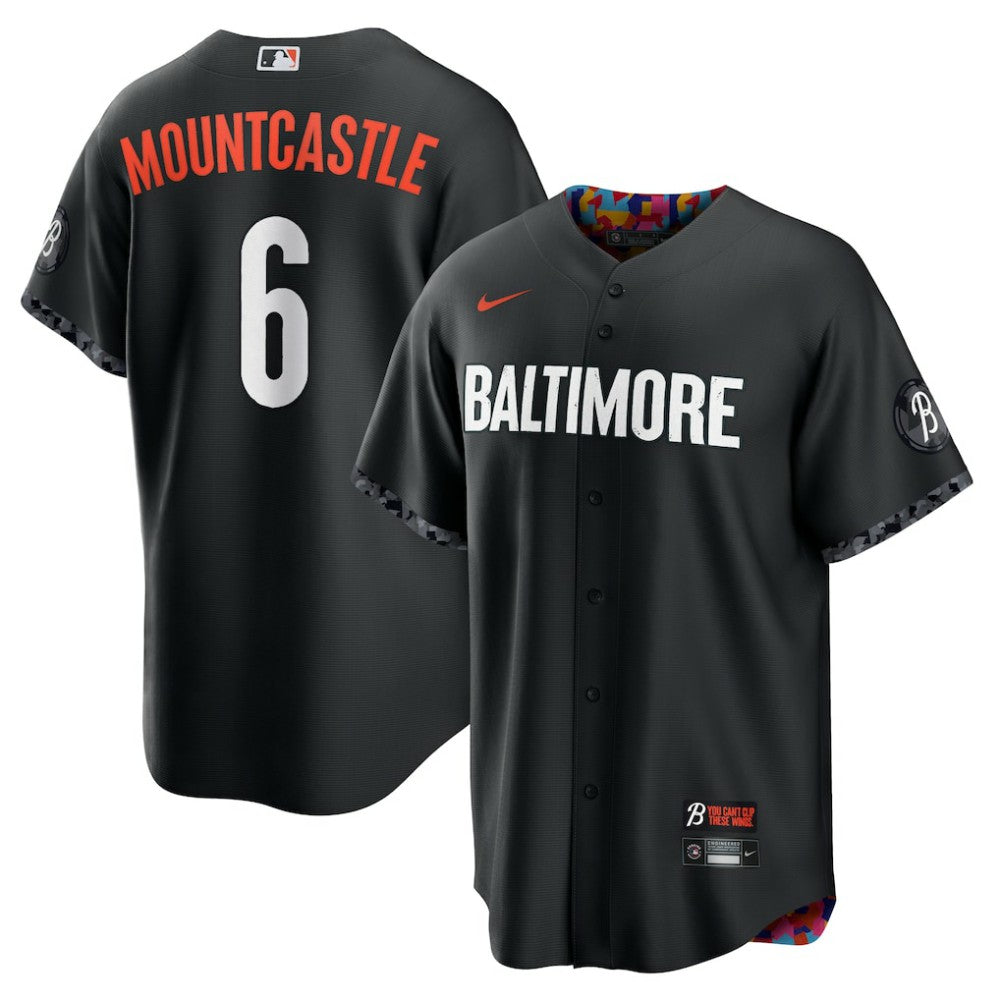 Ryan Mountcastle Baltimore Orioles City Connect Replica Player Jersey Black | Nike