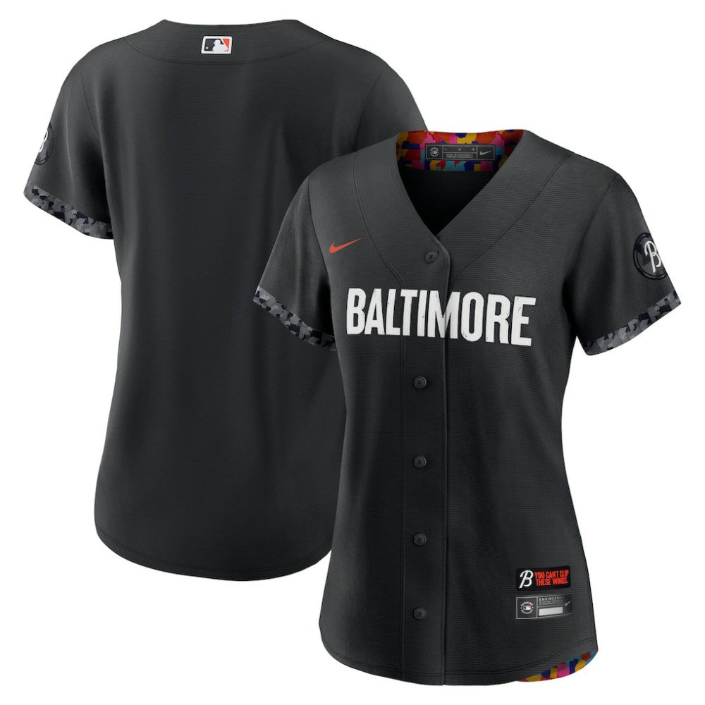 Baltimore Orioles Women's City Connect Replica Jersey Black | Nike