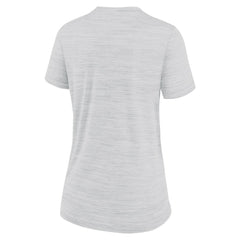 San Francisco Giants Women's City Connect Velocity Practice Performance V-Neck T-Shirt White | Nike