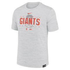 San Francisco Giants City Connect Velocity Practice Performance T-Shirt Gray | Nike