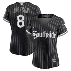 Bo Jackson Chicago White Sox Women's City Connect Replica Player Jersey Black | Nike