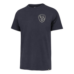 Milwaukee Brewers Turn Back Franklin T-Shirt Navy | 47 brand