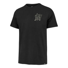 Miami Marlins Turn Back Franklin T-Shirt Black | 47 brand