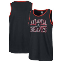 Atlanta Braves Winger Franklin Tank Top Navy | 47 brand