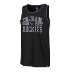 Colorado Rockies Winger Franklin Tank Top Black | 47 brand