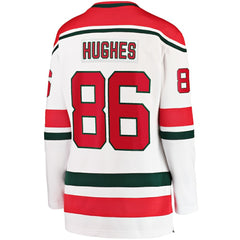Jack Hughes New Jersey Devils Fanatics Women's Alternate Breakaway Jersey White