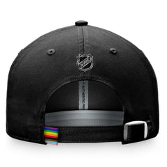 Carolina Hurricanes Fanatics Team Logo Pride Adjustable Hat Black