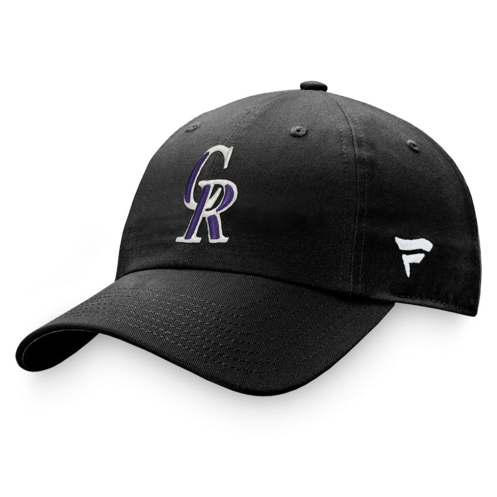 Colorado Rockies Cooperstown Collection Core Adjustable Hat Black