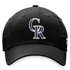 Colorado Rockies Cooperstown Collection Core Adjustable Hat Black