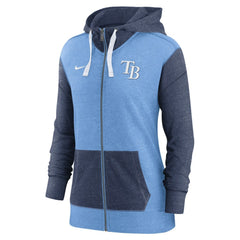 Tampa Bay Rays Women's Full-Zip Hoodie Light Blue | Nike
