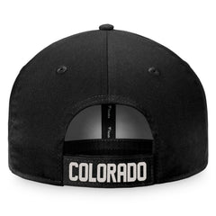 Colorado Rockies Cooperstown Collection Core Adjustable Hat Black