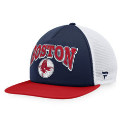 Boston Red Sox Heritage Foam Front Trucker Snapback Hat Navy/Red