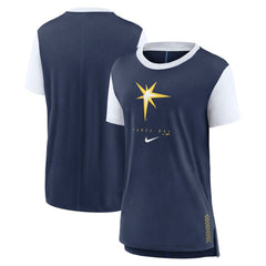 Tampa Bay Rays Women's Local Touch Fashion T-Shirt Navy | Nike