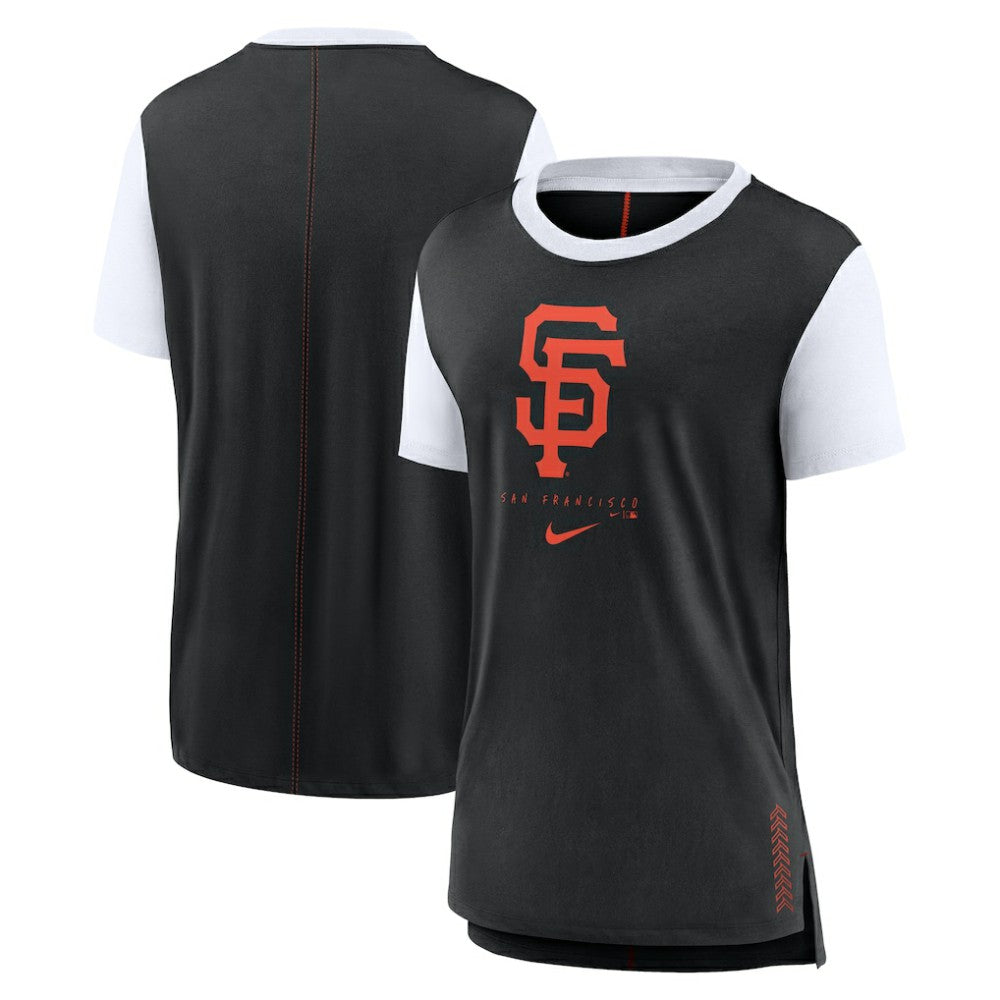 San Francisco Giants Women's Local Touch Fashion Top Black | Nike
