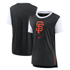 San Francisco Giants Women's Local Touch Fashion Top Black | Nike