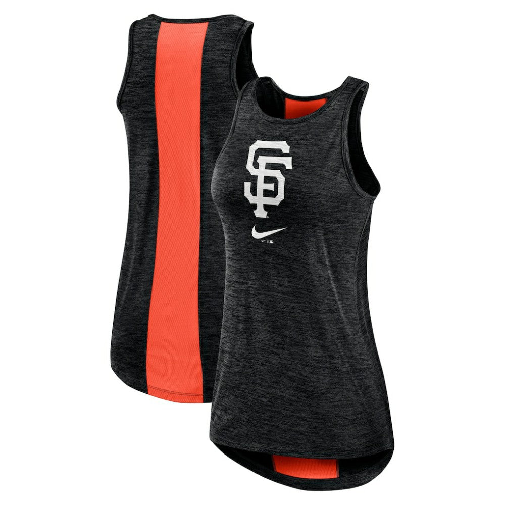San Francisco Giants Women's Right Mix High Neck Tank Top Black | Nike