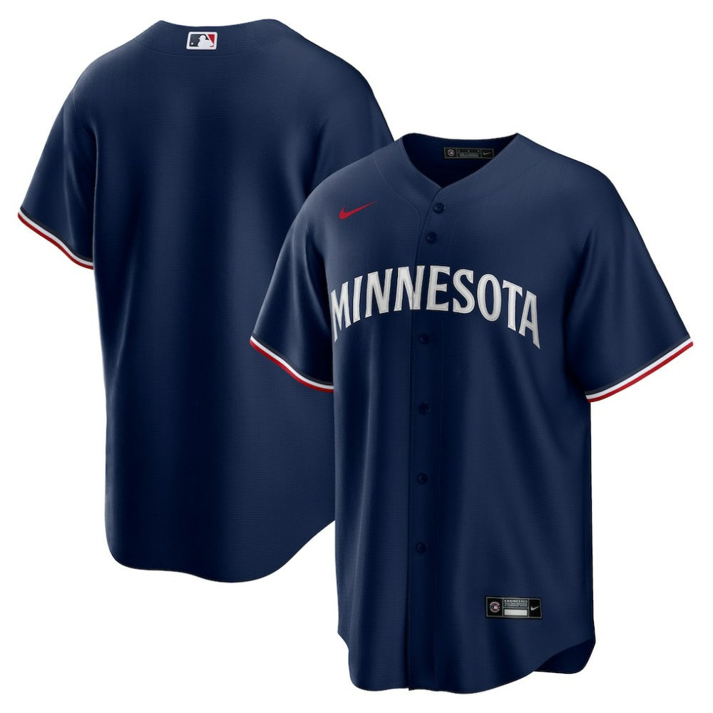 Minnesota Twins Alternate Replica Team Logo Jersey Navy | Nike