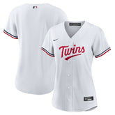 Minnesota Twins Women's Home Replica Team Logo Jersey - White