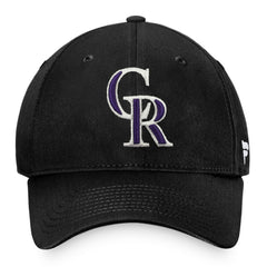 Colorado Rockies Core Adjustable Hat Black