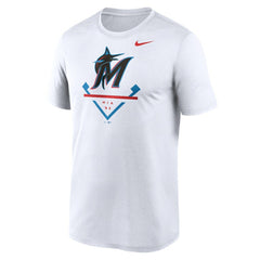 Miami Marlins Icon Legend Dri-FIT T-Shirt White | Nike