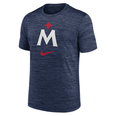 Minnesota Twins 2023 Logo Velocity Performance T-Shirt Navy | Nike